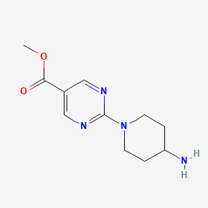 Methyl 2-(4-aminopiperidin-1-yl)pyrimidine-5-carboxylate