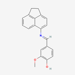 4-{[(1,2-Dihydroacenaphthylen-5-YL)amino]methylidene}-2-methoxycyclohexa-2,5-dien-1-one