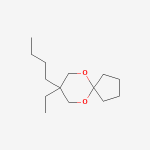 molecular formula C14H26O2 B14724805 8-Butyl-8-ethyl-6,10-dioxaspiro[4.5]decane CAS No. 6471-99-4