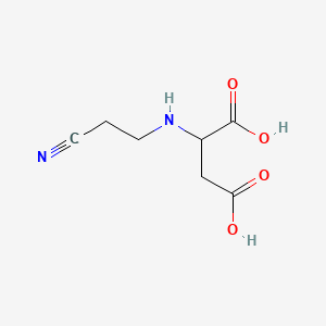 DL-Aspartic acid, N-(2-cyanoethyl)-