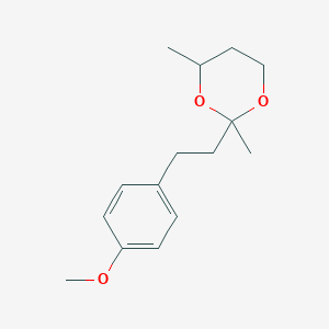 2-[2-(4-Methoxyphenyl)ethyl]-2,4-dimethyl-1,3-dioxane