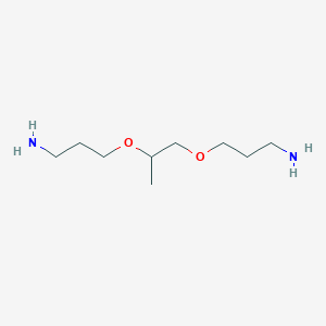 molecular formula C9H22N2O2 B14724851 3,3'-[Propane-1,2-diylbis(oxy)]di(propan-1-amine) CAS No. 13438-35-2