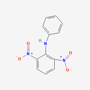 molecular formula C12H9N3O4 B14724876 2,6-Dinitro-N-phenylaniline CAS No. 13744-81-5