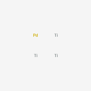 molecular formula PdTi3 B14724884 Palladium--titanium (1/3) CAS No. 12671-51-1