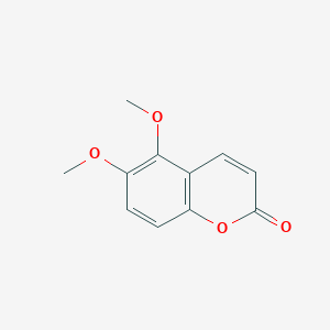 molecular formula C11H10O4 B14724889 5,6-Dimethoxy-2H-1-benzopyran-2-one CAS No. 5630-38-6