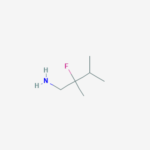 molecular formula C6H14FN B1472489 2-Fluoro-2,3-dimethylbutan-1-amine CAS No. 1552637-71-4