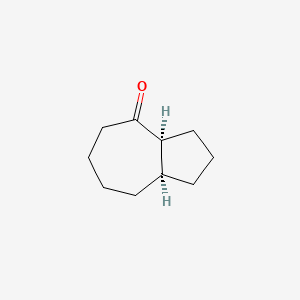 molecular formula C10H16O B14724890 (3aS,8aR)-2,3,3a,5,6,7,8,8a-octahydro-1H-azulen-4-one CAS No. 5365-37-7