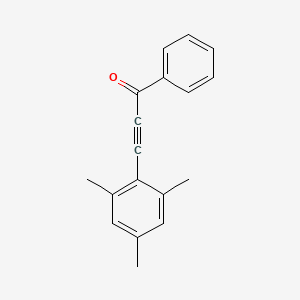 molecular formula C18H16O B14724894 1-Phenyl-3-(2,4,6-trimethylphenyl)prop-2-yn-1-one CAS No. 5689-92-9