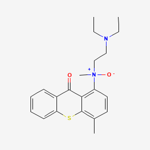 1-((2-(Diethylamino)ethyl)methylamino)-4-methylthioxanthen-9-one N-oxide