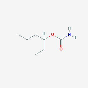 molecular formula C7H15NO2 B14724906 Hexan-3-yl carbamate CAS No. 6319-46-6