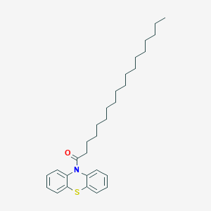 molecular formula C30H43NOS B14724915 1-Phenothiazin-10-yloctadecan-1-one CAS No. 5420-41-7