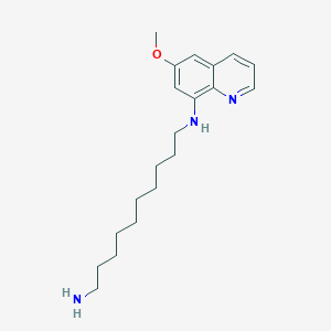 N~1~-(6-Methoxyquinolin-8-yl)decane-1,10-diamine