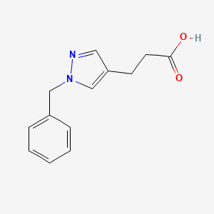 3-(1-benzyl-1H-pyrazol-4-yl)propanoic acid