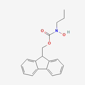 molecular formula C18H19NO3 B1472495 Fmoc-N-propyl-hydroxylamine CAS No. 198411-61-9
