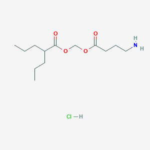 2-Propyl-pentanoic acid 4-aminobutyryloxymethyl ester hydrochloride