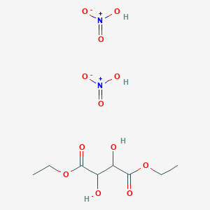 Diethyl 2,3-dihydroxybutanedioate;nitric acid