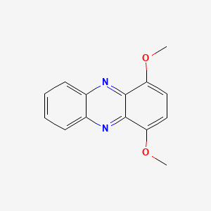 molecular formula C14H12N2O2 B14725071 1,4-Dimethoxyphenazine CAS No. 13860-45-2