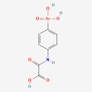 molecular formula C8H8AsNO6 B14725083 [(4-Arsonophenyl)amino](oxo)acetic acid CAS No. 5410-41-3