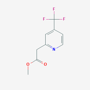 molecular formula C9H8F3NO2 B1472510 Methyl 2-(4-(trifluoromethyl)pyridin-2-yl)acetate CAS No. 1612222-96-4