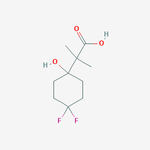 2-(4,4-Difluoro-1-hydroxycyclohexyl)-2-methylpropanoic acid