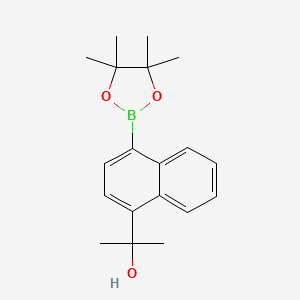 2-(4-(4,4,5,5-Tetramethyl-1,3,2-dioxaborolan-2-yl)naphthalen-1-yl)-propan-2-ol