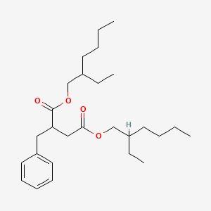 molecular formula C27H44O4 B14725188 Bis(2-ethylhexyl) 2-benzylbutanedioate CAS No. 5859-34-7