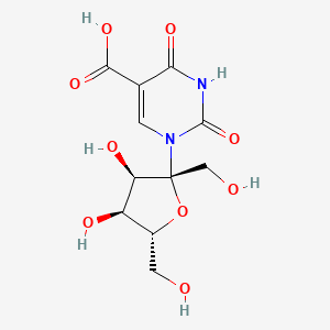molecular formula C11H14N2O9 B1472519 5-Carboxyhydroxymethyluridine CAS No. 934743-11-0