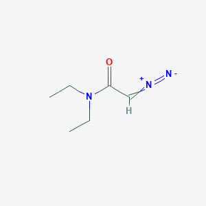 molecular formula C6H11N3O B14725198 2-Diazonio-1-(diethylamino)ethen-1-olate CAS No. 6112-00-1