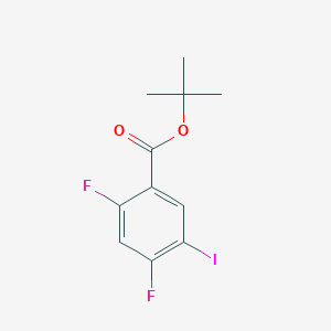 2,4-Difluoro-5-iodo-benzoic acid tert-butyl ester