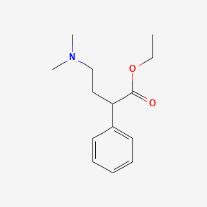 molecular formula C14H21NO2 B14725224 Ethyl 4-(dimethylamino)-2-phenylbutanoate CAS No. 6955-21-1