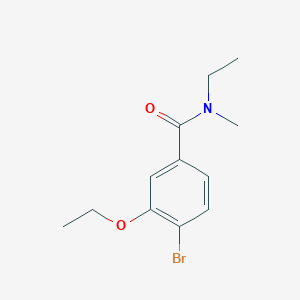 molecular formula C12H16BrNO2 B1472524 4-溴-3-乙氧基-N-乙基-N-甲基苯甲酰胺 CAS No. 1403330-01-7