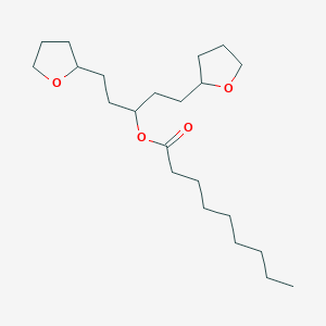 1,5-Bis(oxolan-2-yl)pentan-3-yl nonanoate