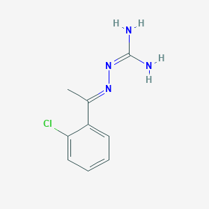 1-{[1-(2-Chlorophenyl)ethylidene]amino}guanidine