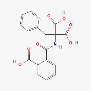 2-Benzyl-2-((2-carboxybenzoyl)amino)malonic acid