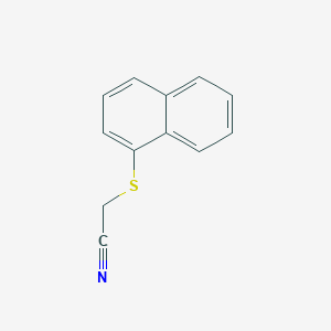 molecular formula C12H9NS B14725378 (Naphthalen-1-ylsulfanyl)-acetonitrile CAS No. 5398-91-4