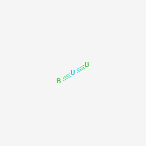 molecular formula B2U B14725448 Uranium diboride CAS No. 12007-36-2