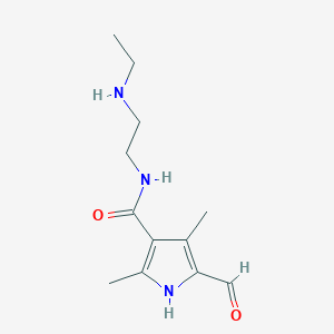 N-[2-(ethylamino)ethyl]-5-formyl-2,4-dimethyl-1H-pyrrole-3-carboxamide