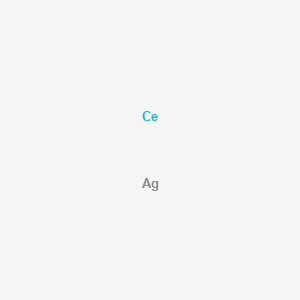 molecular formula AgCe B14725466 Cerium;silver CAS No. 12040-88-9