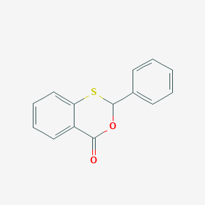 molecular formula C14H10O2S B14725482 2-Phenyl-3,1-benzoxathiin-4-one CAS No. 5651-35-4