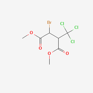 Dimethyl 2-bromo-3-(trichloromethyl)butanedioate