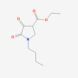 Ethyl 1-butyl-4,5-dioxopyrrolidine-3-carboxylate