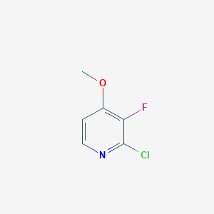 molecular formula C6H5ClFNO B1472556 2-Chloro-3-fluoro-4-methoxypyridine CAS No. 1184172-10-8