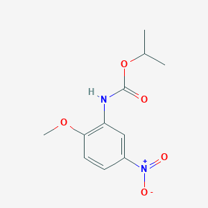 propan-2-yl N-(2-methoxy-5-nitrophenyl)carbamate