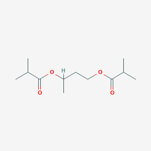 molecular formula C12H22O4 B14725585 3-(2-Methylpropanoyloxy)butyl 2-methylpropanoate CAS No. 5451-73-0