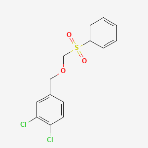 [(3,4-Dichlorobenzyl)oxy]methyl phenyl sulfone