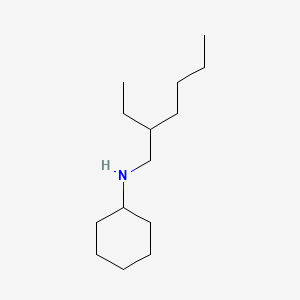 molecular formula C14H29N B14725608 N-(2-Ethylhexyl)cyclohexylamine CAS No. 5432-61-1