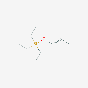 molecular formula C10H22OSi B14725614 [(But-2-en-2-yl)oxy](triethyl)silane CAS No. 13829-50-0