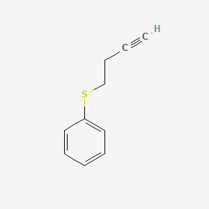 molecular formula C10H10S B14725628 Benzene, (3-butynylthio)- CAS No. 10575-06-1