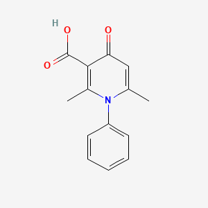 2,6-Dimethyl-4-oxo-1-phenyl-1,4-dihydropyridine-3-carboxylic acid