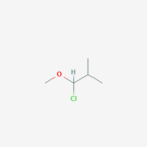 molecular formula C5H11ClO B14725690 1-Chloro-1-methoxy-2-methylpropane CAS No. 5760-38-3